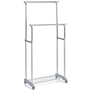 Zeller Metal coat rack on wheels, 83 × 94 - 170 - Coat Hanger
