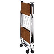 Wenko Deluxe Dinett Wooden trolley on wheels - Cart