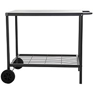 Vaggan BBQ Garden rack on castors, for barbecue, metal, 90 × 58 × 75 cm - Cart