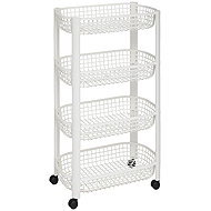 5five Simply Smart Basket Kitchen trolley on wheels, plastic, 46,5 × 25,5 × 79 cm - Shelving Unit
