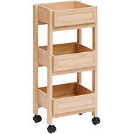 5five Simply Smart Cane Kitchen Trolley on wheels 39,6 × 30 × 85,5 cm - Shelving Unit