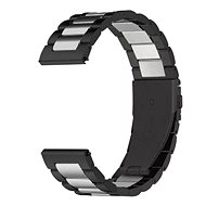 Drakero Metal strap black-silver 20mm Quick Release - Watch Strap