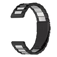 Drakero Metal strap black-silver 22mm Quick Release - Watch Strap