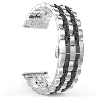 Drakero Kovový PERFECTION pro 20mm Quick Release stříbrno-černý - Watch Strap
