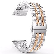 Drakero Metal strap PERFECTION silver-pink 22mm Quick Release - Watch Strap