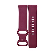 Drakero Silicone strap L Fitbit Versa burgundy - Watch Strap