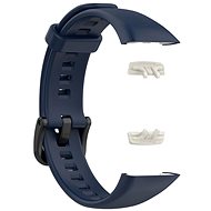 Drakero Silikonový PLAIN pro Huawei Band 6 modrý - Řemínek