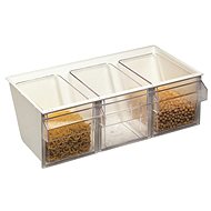 WESTMARK Tray with 3 kitchen hoppers Milano - Food Container Set