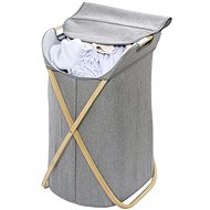 Wenko Laundry basket, grey, 79 l, 68 × 46 × 40 cm - Laundry Basket