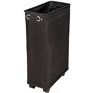 Wenko Narrow laundry basket, 43 l, black - Laundry Basket