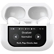 WG AirFlex 9 mit Display, White - Kabellose Kopfhörer