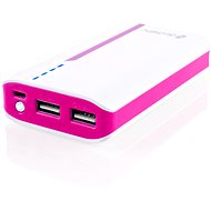 Gogen Power Bank 6000 mAh white-pink - Power Bank