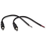 Whitenergy DC 5.5 x 2.1 mm Male, 2 pieces, black - Coupler