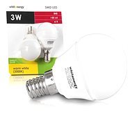  Whitenergy SMD2835 B45 E14 3W - white milky 2 PACK  - LED Bulb