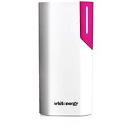 1A Whitenergy 4000mAh Li-Ion white / pink - Power Bank