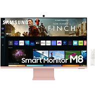 32" Samsung Smart Monitor M8 Sunset Pink - LCD Monitor