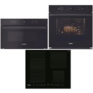 WHIRLPOOL AMW 6440 FB + WHIRLPOOL AKZ9S 8260 FB + WHIRLPOOL WF S4160 BF i100 - Built-in Oven & Microwave Set