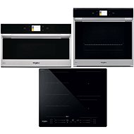WHIRLPOOL W9 MD260 IXL W Collection + WHIRLPOOL W COLLECTION W9 OM2 4MS2 H + WF S3660 CPNE i100 - Oven, Cooktop and Microwave Set