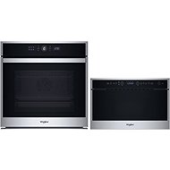 WHIRLPOOL WOI4S8PPM1SX + WHIRLPOOL WMN464BX - Built-in Oven & Microwave Set