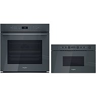 WHIRLPOOL WOI78HT1SSGA + WHIRLPOOL WMN14BSG - Built-in Oven & Microwave Set