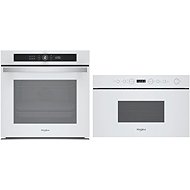 WHIRLPOOL WOI4S8CM1SWA + WHIRLPOOL WMN14BW - Built-in Oven & Microwave Set