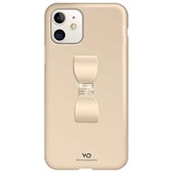 White Diamonds Bow Case for Apple iPhone 11 - Gold - Phone Cover