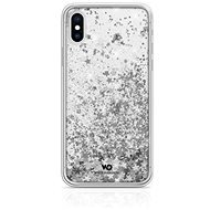 White Diamonds Sparkle for Apple iPhone XS / X - Silver Stars - Phone Cover