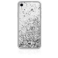 White Diamonds Sparkle for Apple iPhone XR - Silver Stars - Phone Cover