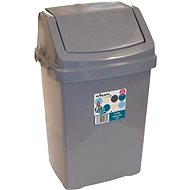 Wham Plastic Waste Bin 50l, Coffee Colour 17077 - Rubbish Bin