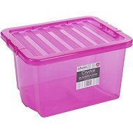 Wham Box tetővel 24 literes rózsaszín 12322 - Tároló doboz