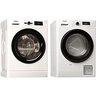 WHIRLPOOL FWG81484BV EE + WHIRLPOOL FT M11 82B EE - Washer Dryer Set