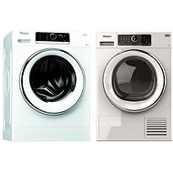 WHIRLPOOL FSCR 90423 + WHIRLPOOL ST U 92X EU - Washer Dryer Set