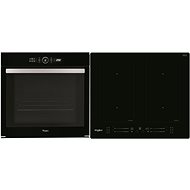 WHIRLPOOL ABSOLUTE AKZM 8480 NB + WHIRLPOOL WL S8560 AL - Oven & Cooktop Set