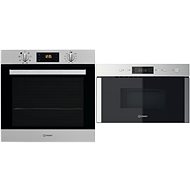 INDESIT IFW 6544 IX + INDESIT MWI 5213 IX - Built-in Oven & Microwave Set