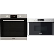 INDESIT IFW 6841 JH IX + INDESIT MWI 5213 IX - Built-in Oven & Microwave Set