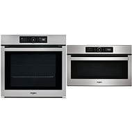 WHIRLPOOL OAKZ9 6200 CS IX + WHIRLPOOL AMW 730 IX - Built-in Oven & Microwave Set