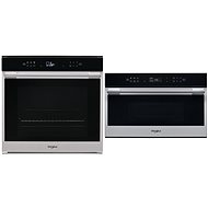 WHIRLPOOL W COLLECTION W7 OM4 4S1 C + WHIRLPOOL W7 MD440 - Built-in Oven & Microwave Set