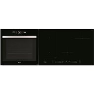 WHIRLPOOL ABSOLUTE AKZM 8480 NB + WHIRLPOOL WL S3777 NE - Oven & Cooktop Set