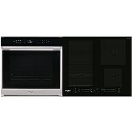 WHIRLPOOL W COLLECTION W7 OM4 4S1 C + WHIRLPOOL WF S4160 BF - Oven & Cooktop Set