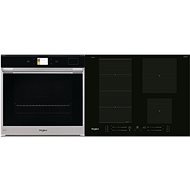 WHIRLPOOL W9 OP2 4S2 H + WHIRLPOOL WF S9365 BF / IXL - Oven & Cooktop Set