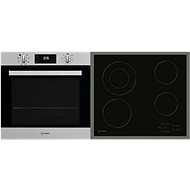 INDESIT IFW 6544 IX + INDESIT RI 261 X - Oven & Cooktop Set
