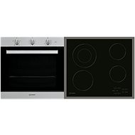 INDESIT IFW 6230 IX + INDESIT RI 261 X - Oven & Cooktop Set