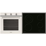 INDESIT IFW 6834 WH + INDESIT RI 261 X - Oven & Cooktop Set