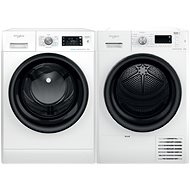 WHIRLPOOL FFB 8458 BV EE + WHIRLPOOL FFT M11 82B EE - Washer Dryer Set