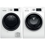WHIRLPOOL FFD 9458 BCV EE + WHIRLPOOL FFT M22 9X2B EE - Washer Dryer Set