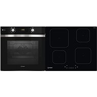 INDESIT IFWS 4841 JH BL + INDESIT IS 83Q60 NE - Oven & Cooktop Set
