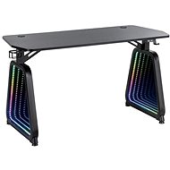 White Shark MEDUSA RGB LED black - Gaming Desk