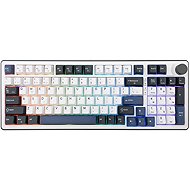 White Shark EXCALIBUR, KTT Wine Red, white - US - Gaming Keyboard