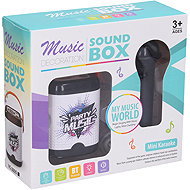 WIKY Karaoke Box with Microphone 6.7 × 7.4 × 8.6cm - Children’s Microphone