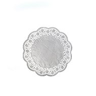 Wimex Decorative Doily diameter 10cm, round, white - 500pcs - Cake Board